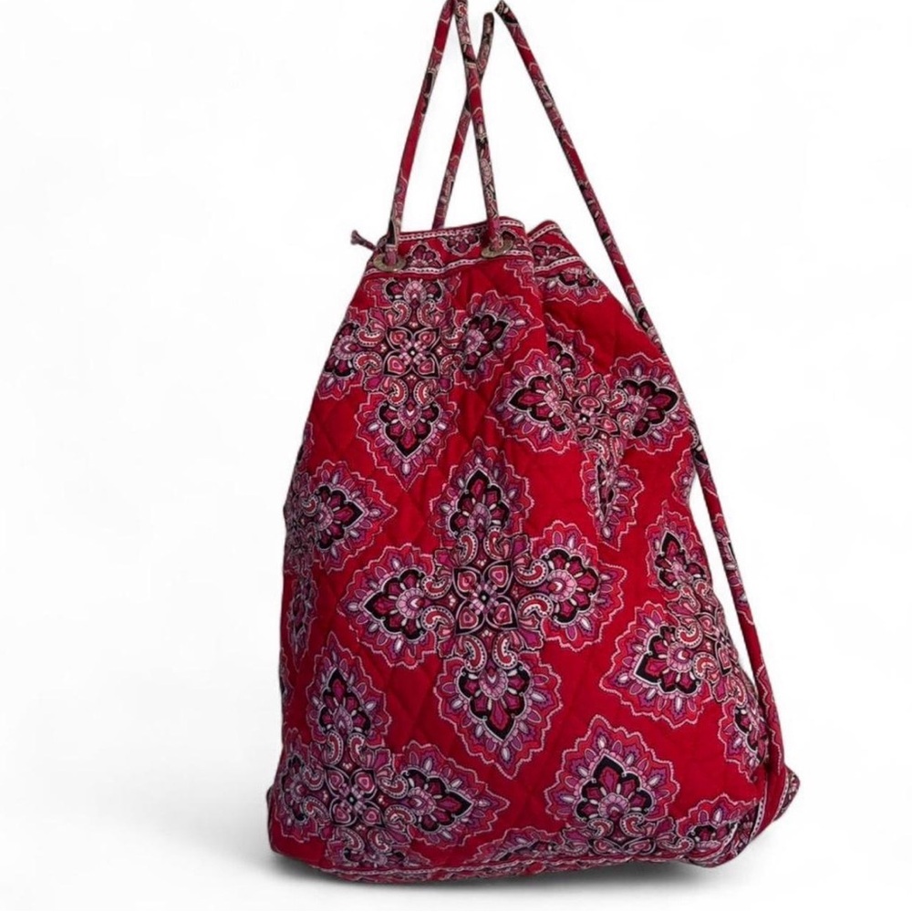Vera Bradley retired “Frankly Scarlet” Back Pack - Picture 4 of 6